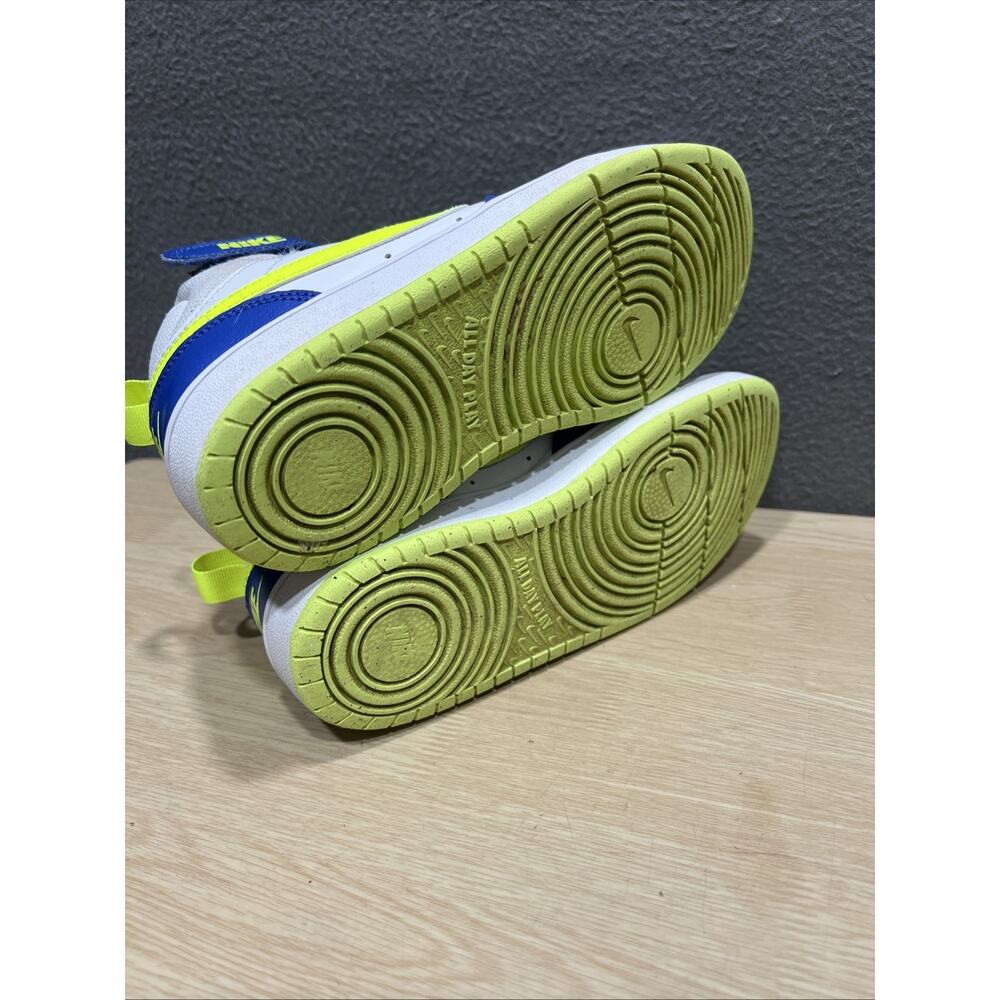 Nike Court Borough Low 2 SE Grade School Kids' Shoes Astronomy Blue Size 3.5Y - Picture 8 of 10